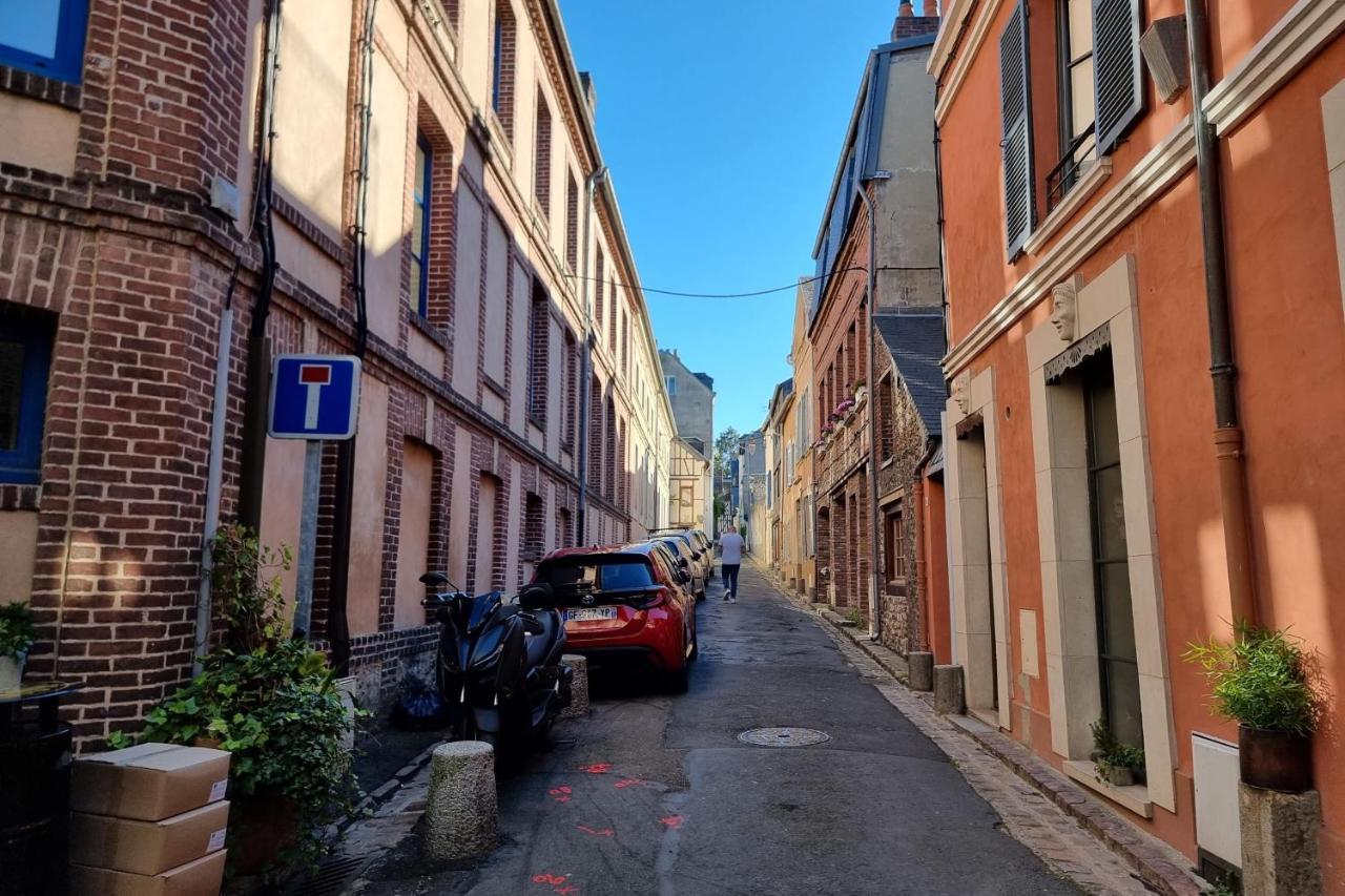 Les Chabannettes - Maisonette & Terrace 2P - Heart Of Honfleur Exterior photo
